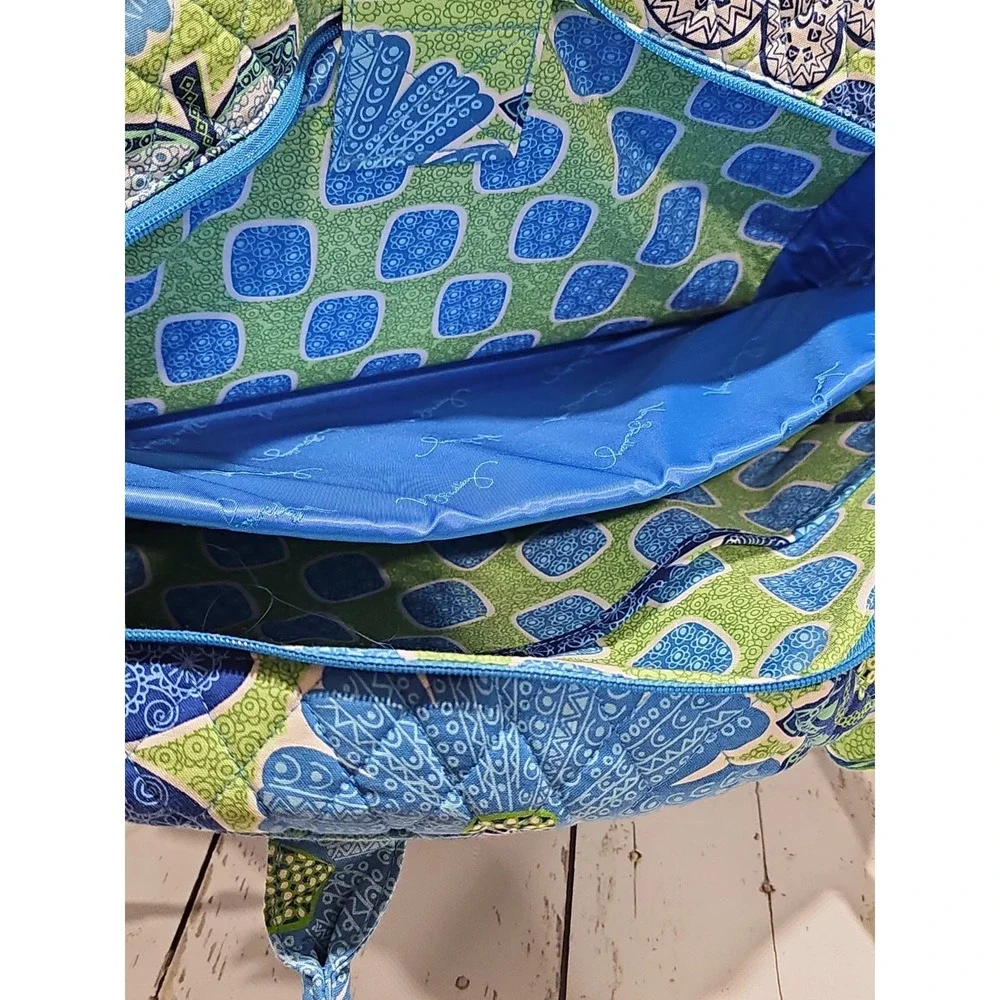 Vera Bradley Doodle Daisy Tote Duffle Weekender Laptop Travel Bag